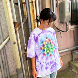 【APLLEBUM】TIE DYE タイダイ絞り染め ロンT【XL】 td2000-1.jpg