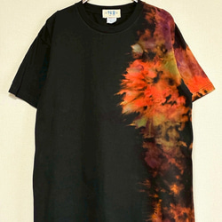 タイダイ Tシャツ XLサイズ 曼荼羅 ブラックビューティ Hippies