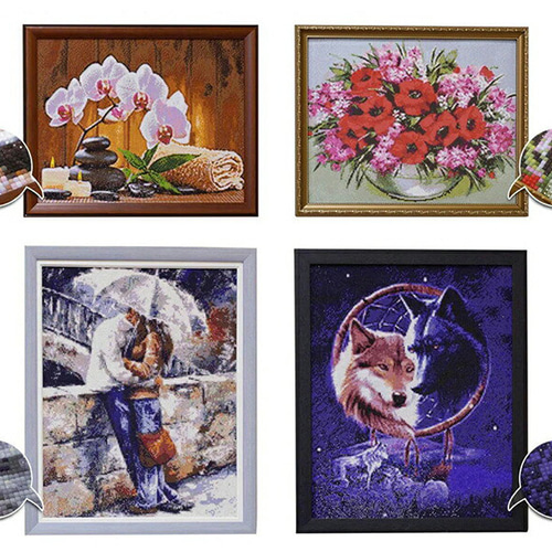 ダイヤモンドアート 写真 DIY ビーズ アート キット 初心者