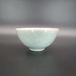 青瓷盃 圓田拓男作 美術年鑑掲載作家 共箱 青瓷 青磁 盃 ぐい呑 ぐい呑