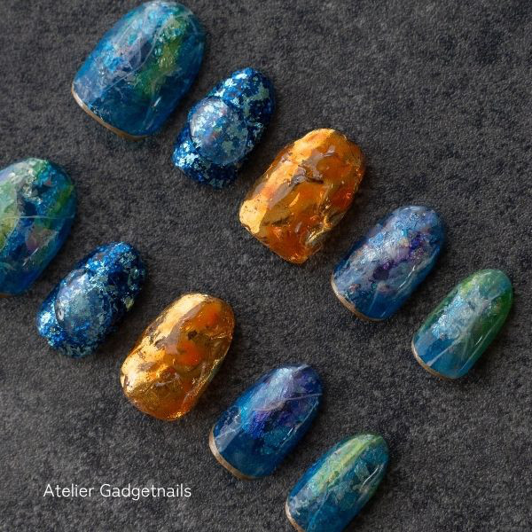 ネイルチップ／ネイルアート／　Oscillation