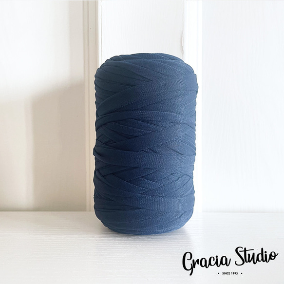 チュールヤーン　130g　90m　29ネイビー 1枚目の画像