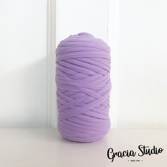 チュールヤーン　130g　90m　32ラベンダー 1枚目の画像