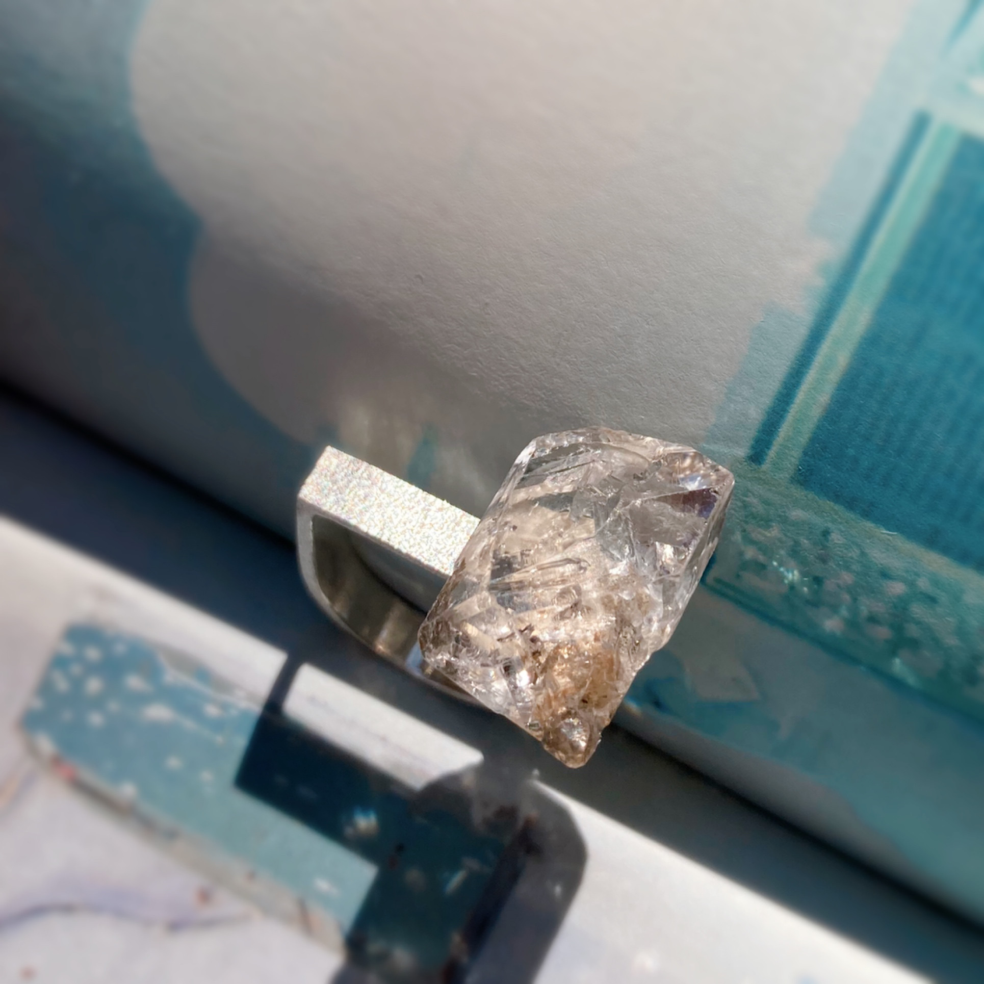 Prana eternal collection ✴︎希少大粒ダイヤモンドクォーツ✴︎一点もの✴︎Silver 925