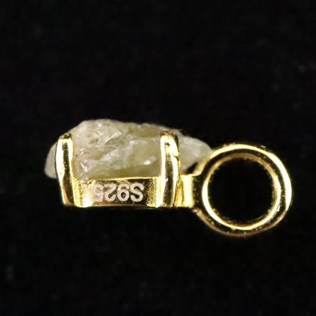 天然 グレー ダイヤモンド 原石 ペンダント  0.26g #14619