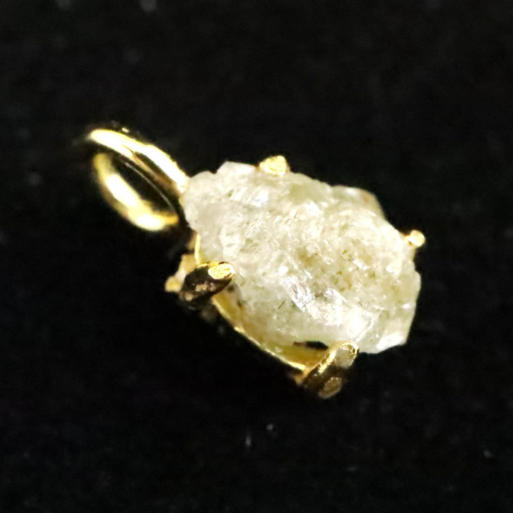 天然 グレー ダイヤモンド 原石 ペンダント  0.26g #14619