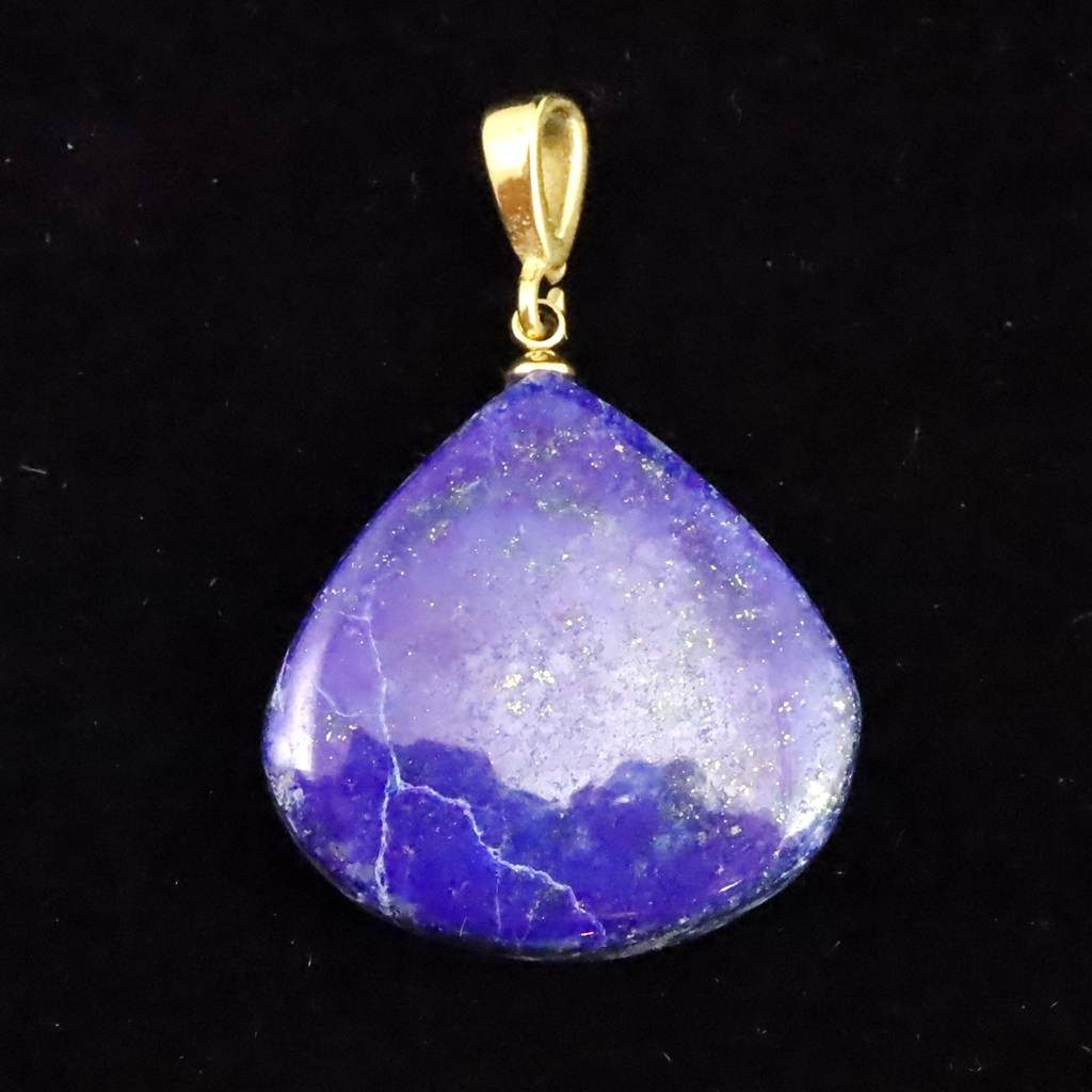ラピスラズリ 24mmフリーフォーム ペンダント 6.9g #84805