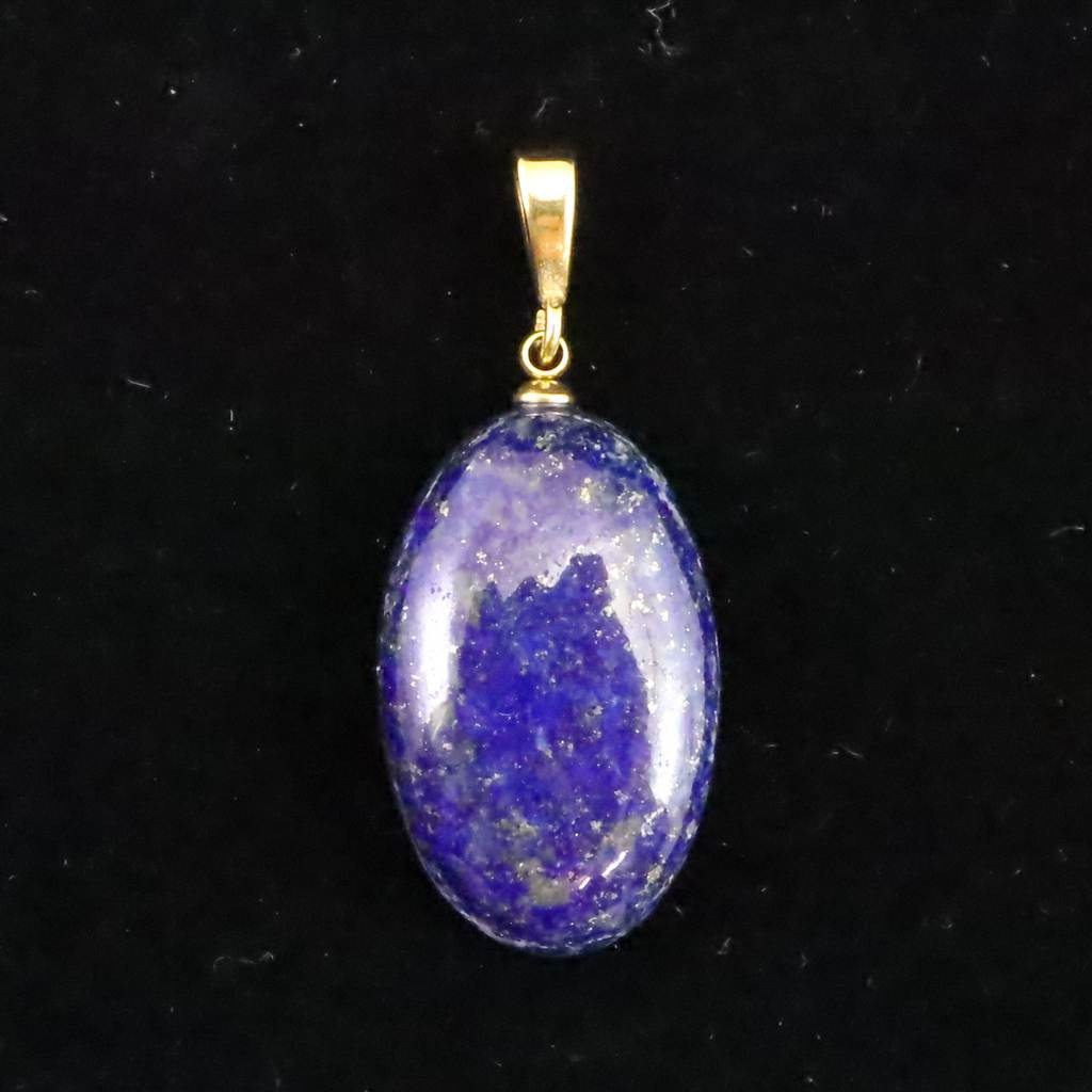 ラピスラズリ 25mmオーバル ペンダント 7.1g #73400