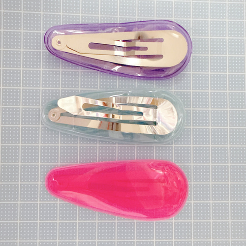 ❁オーダー承ります❁パッチンピン各種 B52）2個同色 蛍光パッチンピン ビニールパッチンピンBIG パーツを貼る