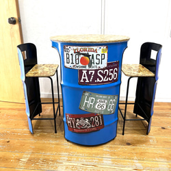 ☆アメリカンヴィンテージ風☆ドラム缶テーブル ダイニング