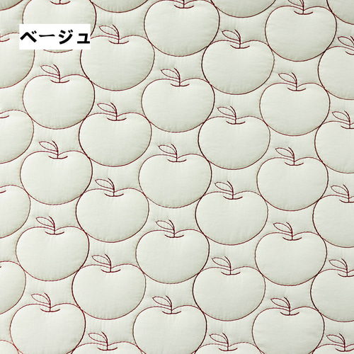 長さ1m 生地 2色 リンゴ柄 刺繡秋冬 キルティング Pongee 綿入り 韓国