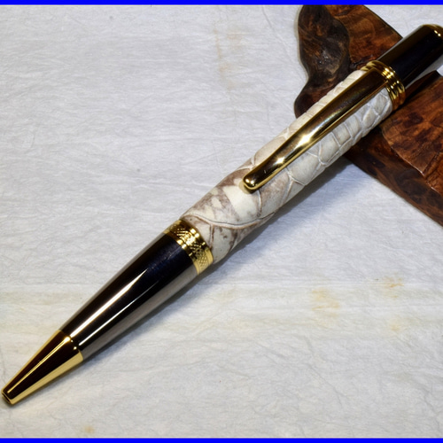 革軸シャーペン(ボールペンも可) ヒマラヤクロコダイル ナイルクロコダイル 革軸シャーペン(ボールペンも可) ヒマラヤクロコダイル ナイル