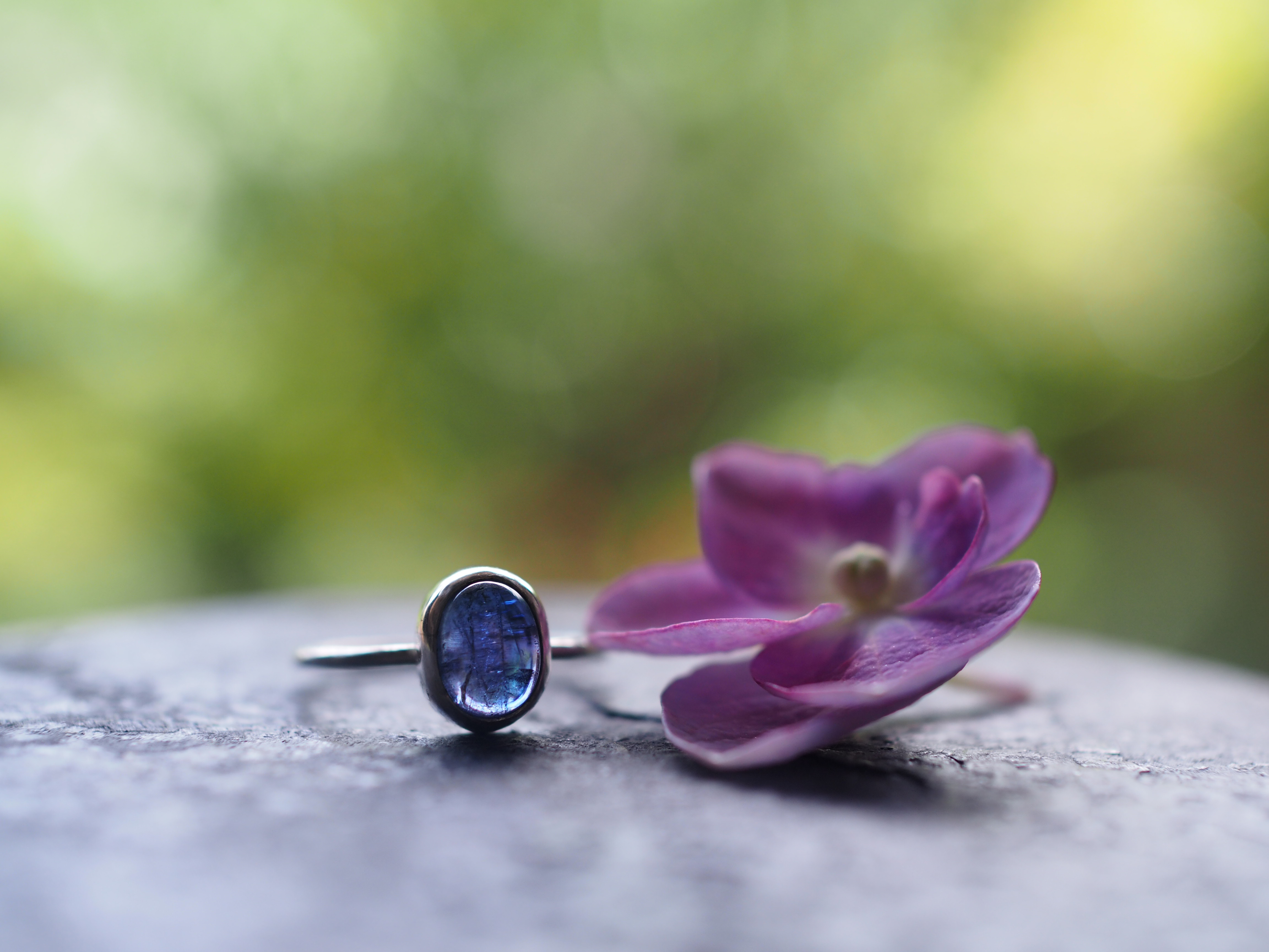 tanzanite silver ring (yohira)