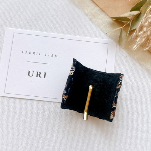 インド刺繍リボン】ハンドメイド ポニーフック ヘアゴム ポニーフック