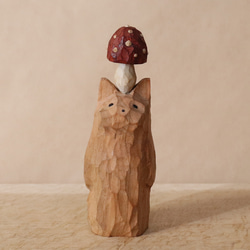 木彫り 魚 木製 オブジェ 飾り 魚の置物（木材：ホワイトオーク）（No