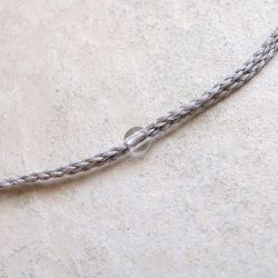 ラピスラズリ天然石マクラメネックレス mac428エスニックアジアンエキゾチックな金属アレルギーフリーアクセサリー 7枚目の画像