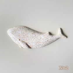 ナンタンケットバスケット用 本漆アクセサリー 白鯨 No2 デコパーツ