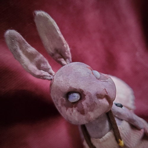 小さな手乗りのうさぎさん ゾンビさんNo.2 その他人形 ﾘｯﾂｪ ﾗｯﾂｪ