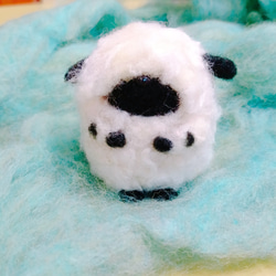 メロンソーダちゃん♪ 羊毛フェルト 紫花 通販 7717953｜Creema(クリーマ)