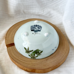 チコロット❤️三つ足浅鉢❤️すべて手描き❤️染付け❤️一品盛り❤️中鉢❤️フリーボウル❤️bowl❤️かぐや姫 7枚目の画像