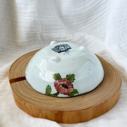 チコロット❤️三つ足浅鉢❤️すべて手描き❤️染付け❤️一品盛り❤️中鉢❤️フリーボウル❤️bowl❤️笠地蔵 8枚目の画像