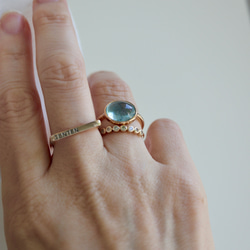 studio ten ten 人魚のアクアマリンリング #12 studio ten ten 人魚のアクアマリンリング #12