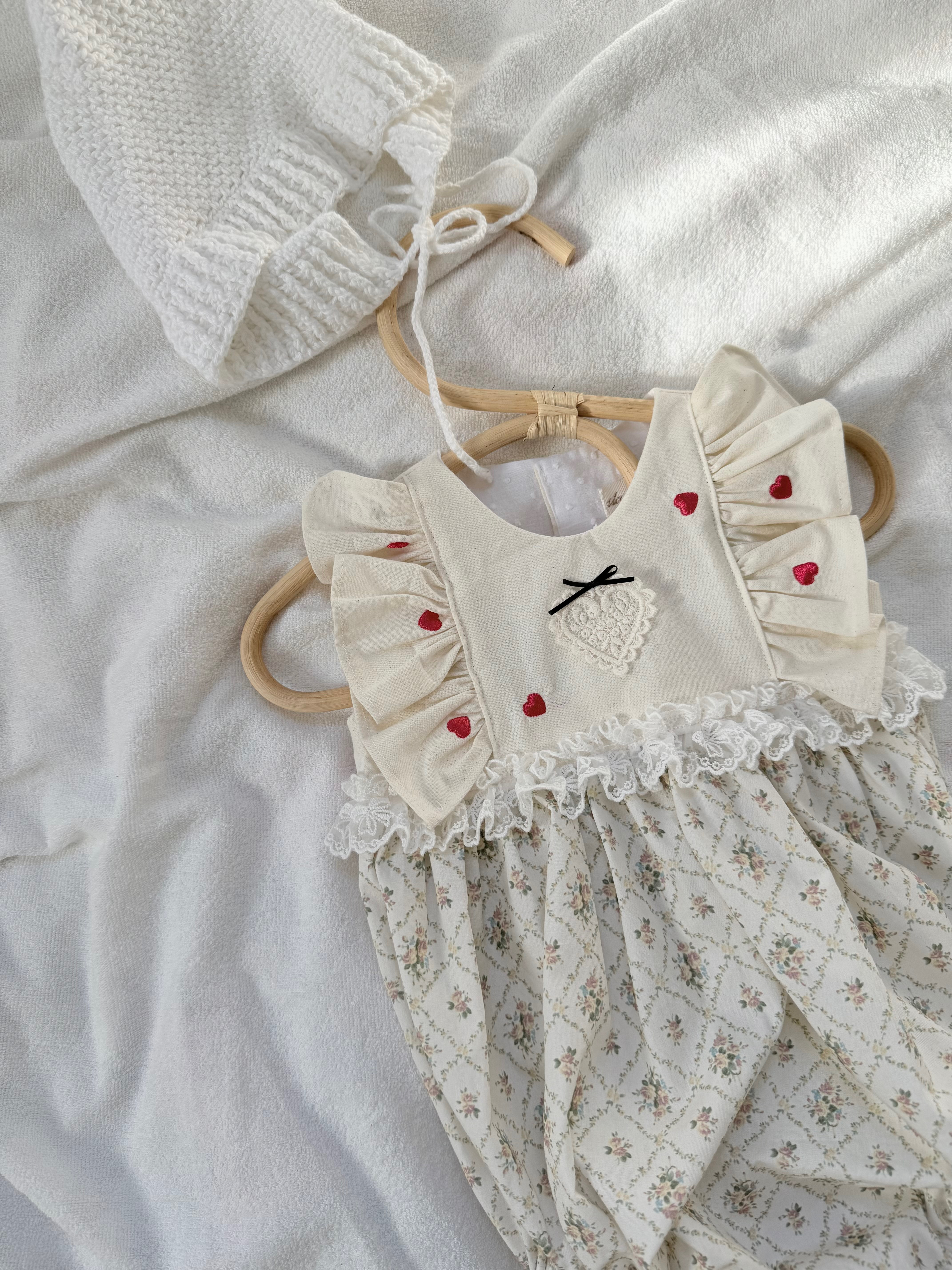 トロピカルフラワーロンパース❤️