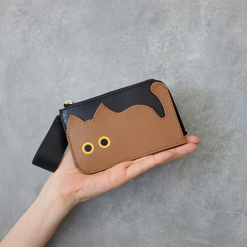 【ニャンッとも可愛い猫財布】猫デザイン コンパクト財布 楽天市場】雑誌ananに掲載されました！【ニャンッとも可愛い猫財布