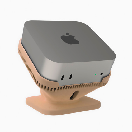 Mac mini M4専用のクレードル | 指先ひとつで電源へアクセス