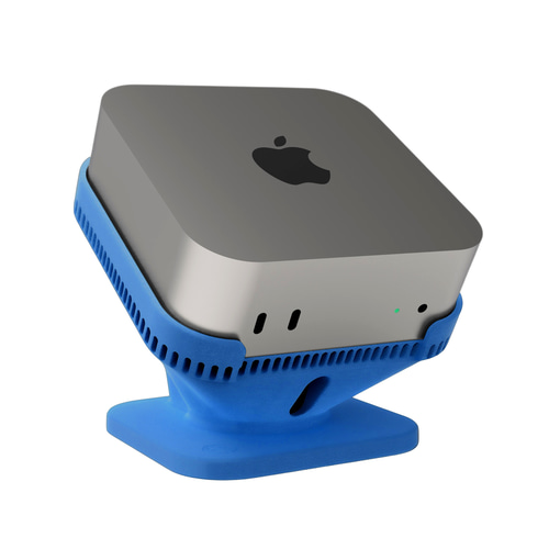 Mac mini M4専用のクレードル | 指先ひとつで電源へアクセス