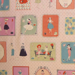 ❤️アンティークフランス柄ビッグトートバッグ作成します。 4枚目の画像