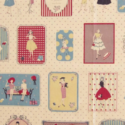 ❤️アンティークフランス柄ビッグトートバッグ作成します。 5枚目の画像