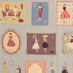 ❤️アンティークフランス柄ビッグトートバッグ作成します。 2枚目の画像