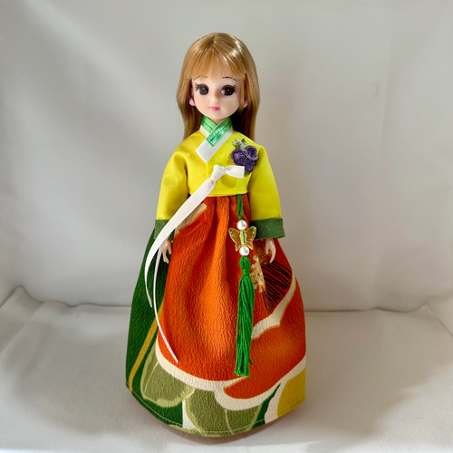 c201 ハンドメイド リカちゃん チマチョゴリ その他人形 Quutane