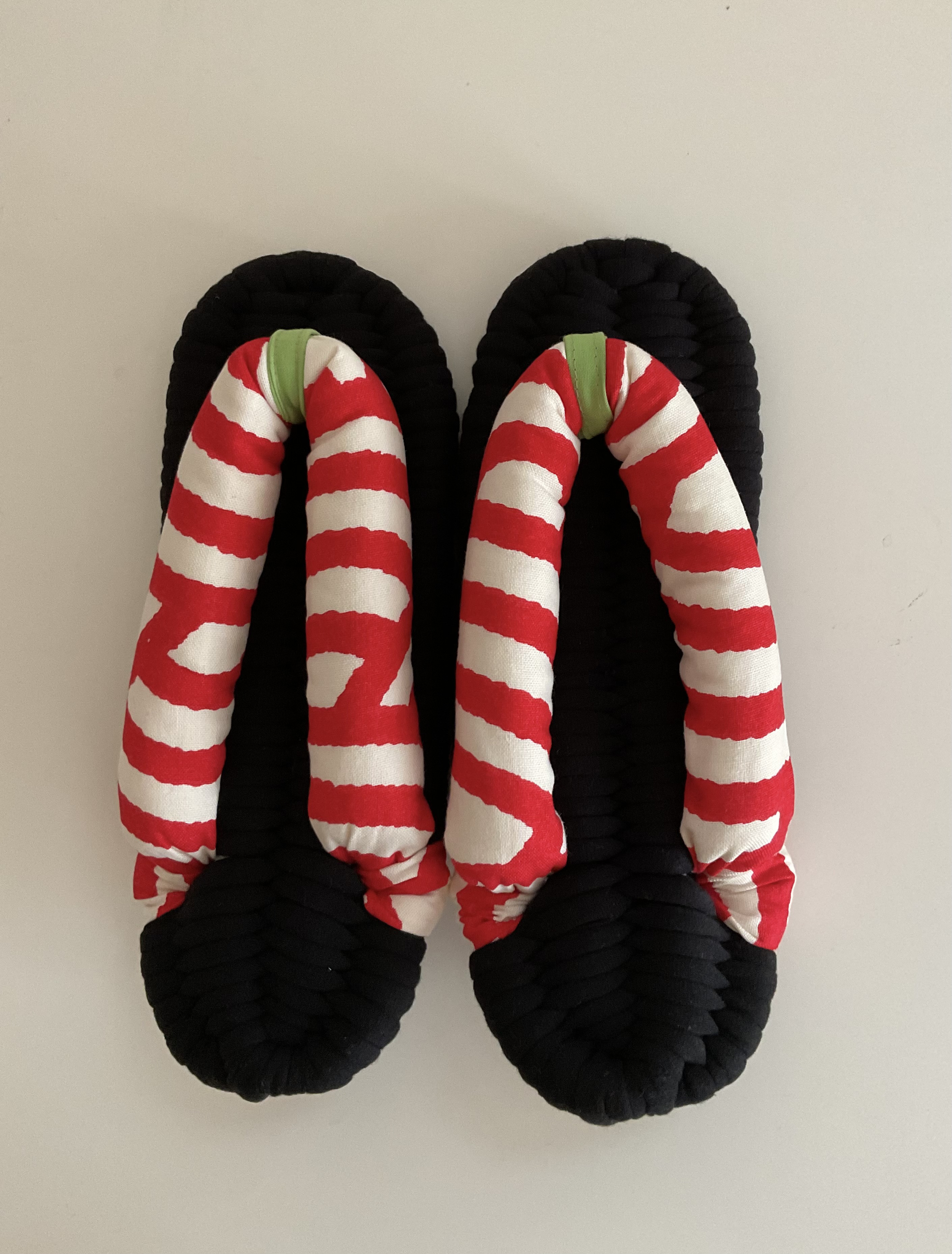 布ぞうり ブラック Mサイズ room shoes