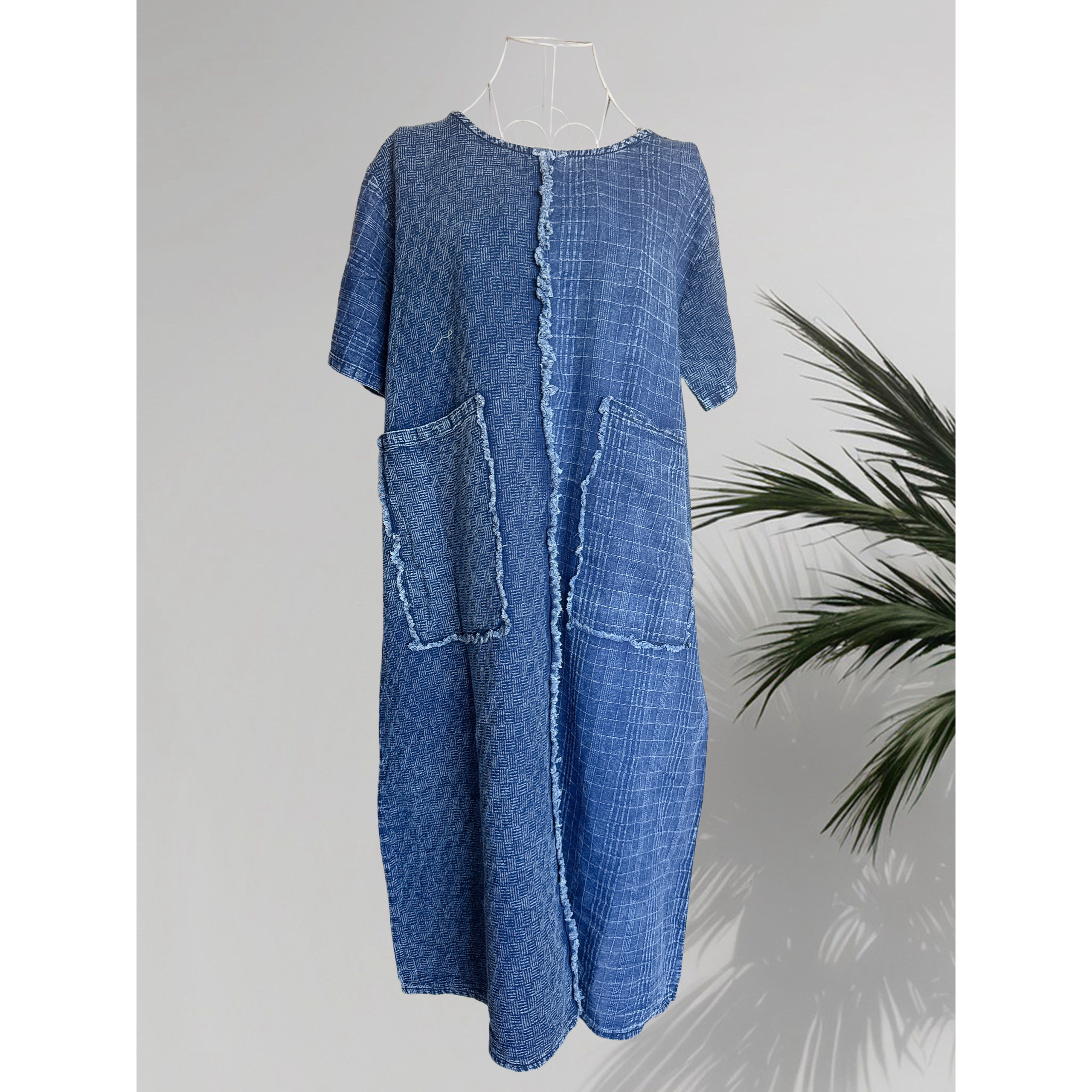 インディゴ 藍染 ワンピース