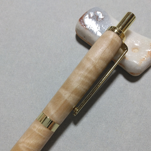 栃 縮杢 木軸シャープペンシル0.7ミリ 入学・卒業祝いに ペン・筆記