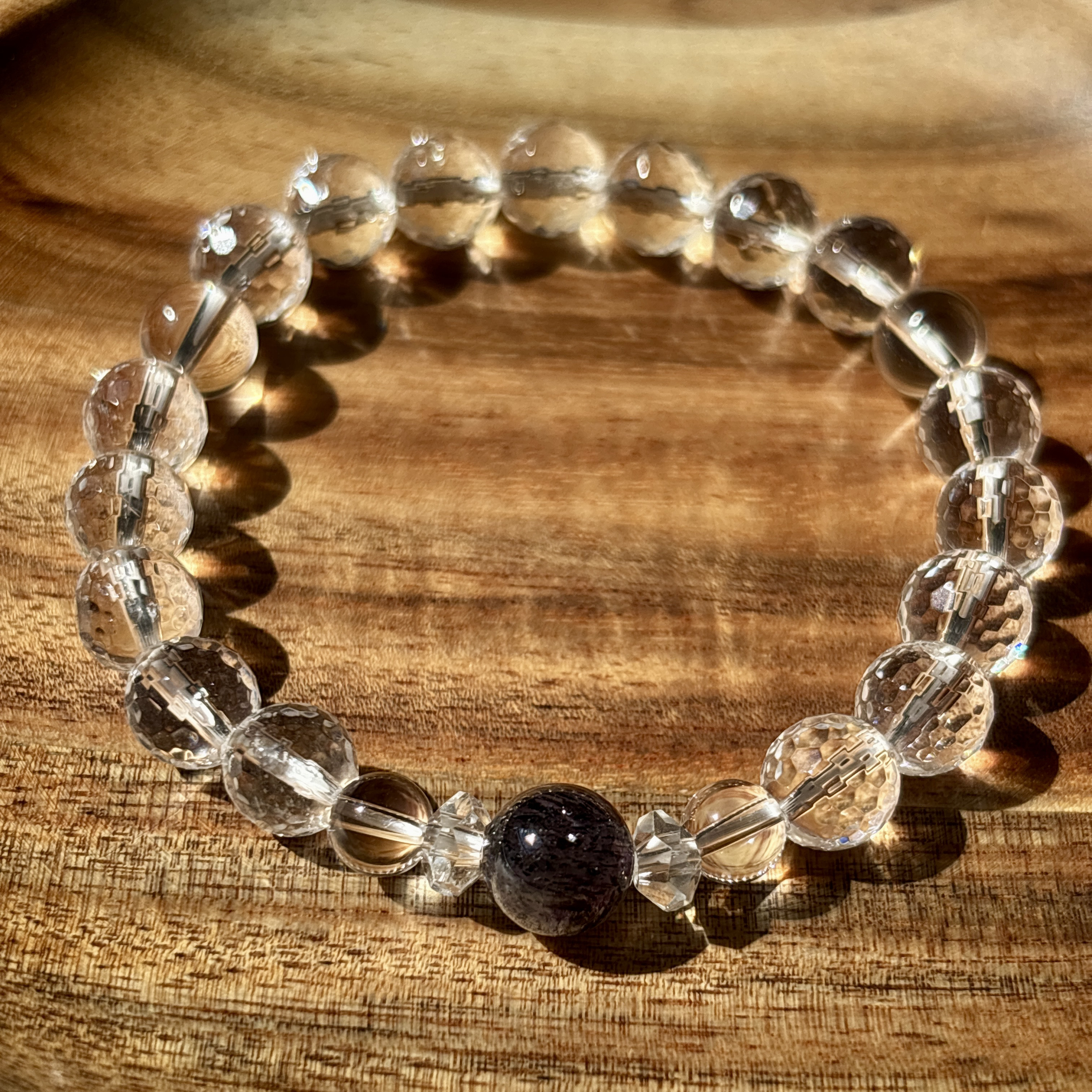 セイクリッドセブン/コロンビアレムリアン⭐︎一粒デザインブレスレット②