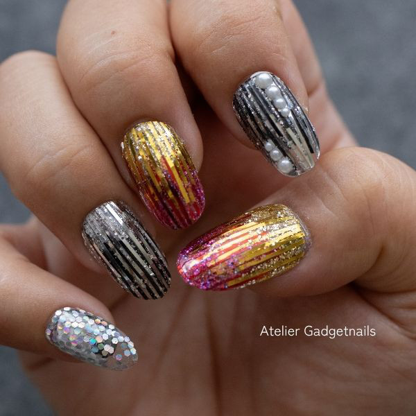 ネイルチップ/ネイルアート／　Fringe Floor