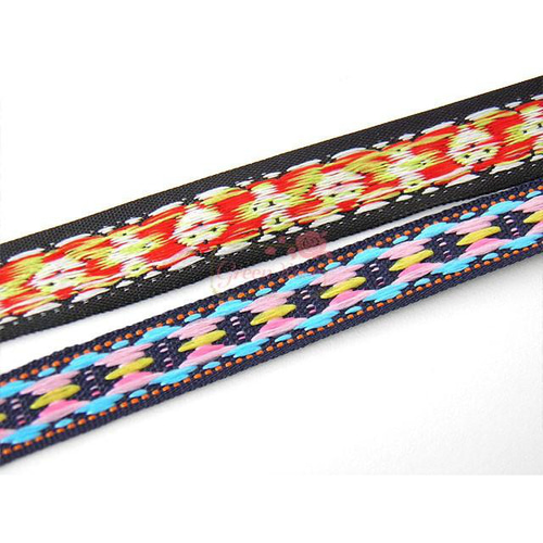 チロリアンテープ フラワー柄 約2m 刺繍 チロル リメイク アクセサリー