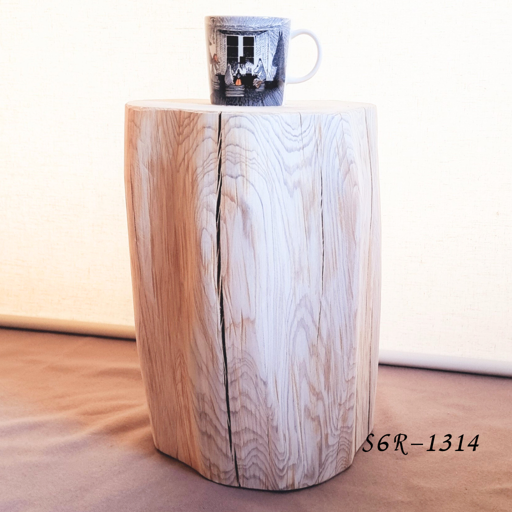 天然アロマ 東濃ひのき 切株スツール・テーブル・無垢無塗装・オーガニック 天然アロマ 東濃ひのき 切株スツール・テーブル・無垢無塗装