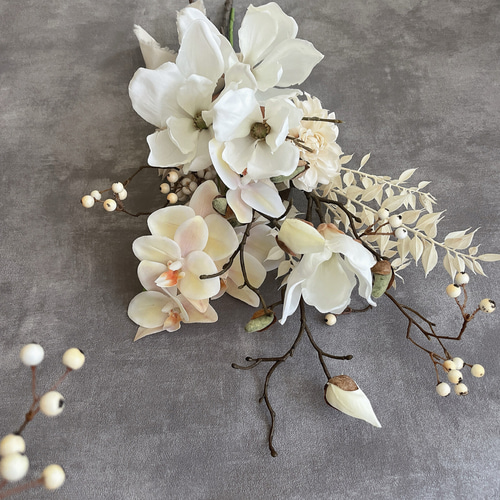 りごページ　白木蓮ブーケ ※受注制作※ りごページ 白木蓮ブーケ ※受注制作※ 2025年最新】木蓮 ブーケの人気