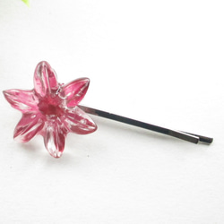 あの頃の記憶とクォーツは、まだ途切れてはいないけれど、熱いものだったと思います!!!<1点ものヘアピン>HP231 3枚目の画像