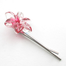 あの頃の記憶とクォーツは、まだ途切れてはいないけれど、熱いものだったと思います!!!<1点ものヘアピン>HP231 4枚目の画像