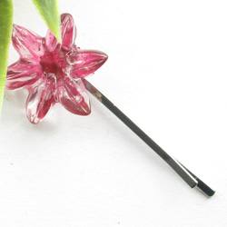 あの頃の記憶とクォーツは、まだ途切れてはいないけれど、熱いものだったと思います!!!<1点ものヘアピン>HP231 1枚目の画像