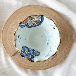 チコロット❤️高台つき小鉢❤️すべて手描き❤️染付け❤️デザートカップ❤️プリン皿❤️フリーボウル❤️bowl❤️ハート 6枚目の画像