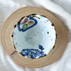 チコロット❤️高台つき小鉢❤️すべて手描き❤️染付け❤️デザートカップ❤️プリン皿❤️フリーボウル❤️bowl 6枚目の画像