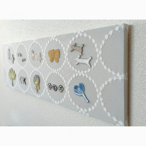 大型 レースタンバリン ファブリックパネル ミナペルホネン タンバリン