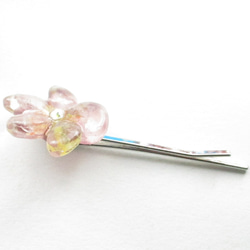 過ぎ去りし無言クォーツの存在は、反発しつつも見本にしていました!!!<1点ものヘアピン>HP232 4枚目の画像