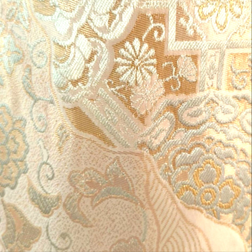未使用　純金箔24k　二重織　振袖用　作り帯付け帯　永久の煌めき　胴巻〜90cm 純金箔24k 二重織 振袖用 作り帯付け帯 永久の煌めき 胴巻き